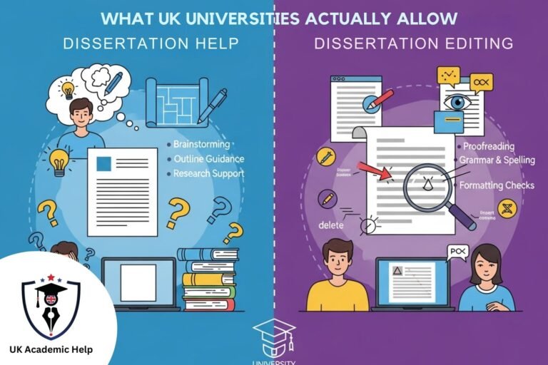 Dissertation Help vs Dissertation Editing What UK Universities Actually Allow