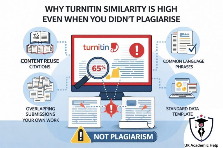Why Turnitin Similarity Is High Even When You Didn’t Plagiarise