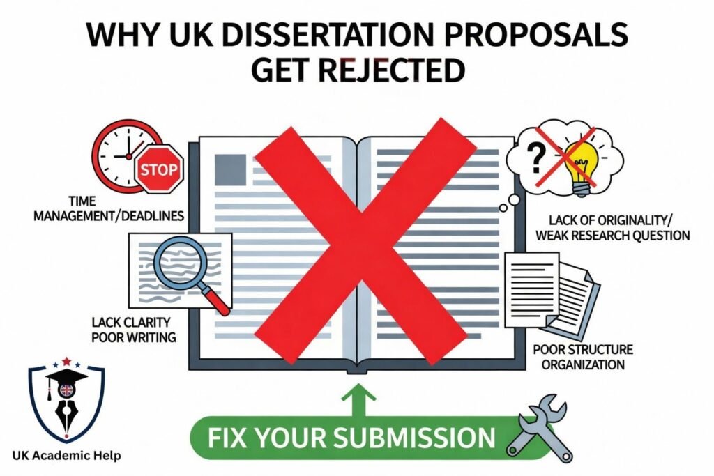 Why UK Dissertation Proposals Get Rejected – Fix Your Submission